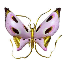Papillon aile foil 102 x 76 cm - Par 12 (2 coloris assortis)
