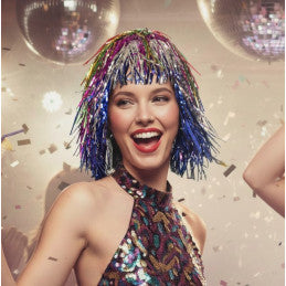 Perruque Disco Lamée