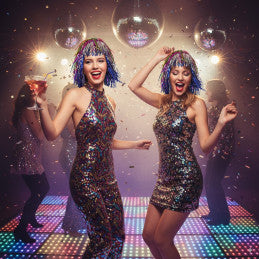Perruque Disco Lamée