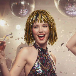 Perruque Disco Lamée