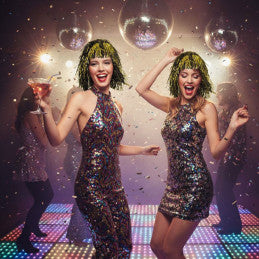 Perruque Disco Lamée