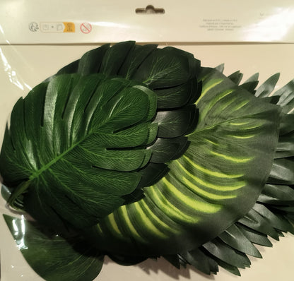 Feuilles Tropical artificielles x44