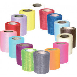 Rouleau de Tulle 8 cm x 20 m - 10 coloris au choix