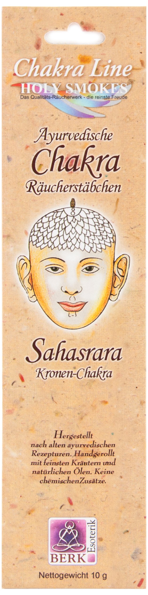 Encens Sahasrara – Chakra Couronne – Berk – Bâtonnets 10g