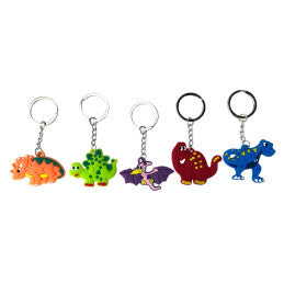 Set de 5 Porte-Clefs Dinosaures - CDA