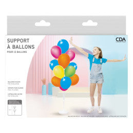 Support pour 13 Ballons H 135 cm avec Base à Remplir d'Eau