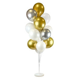 Support pour 13 Ballons H 135 cm avec Base à Remplir d'Eau
