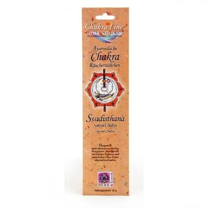 Encens Svadisthana – Chakra Sacré – Berk – Bâtonnets 10g