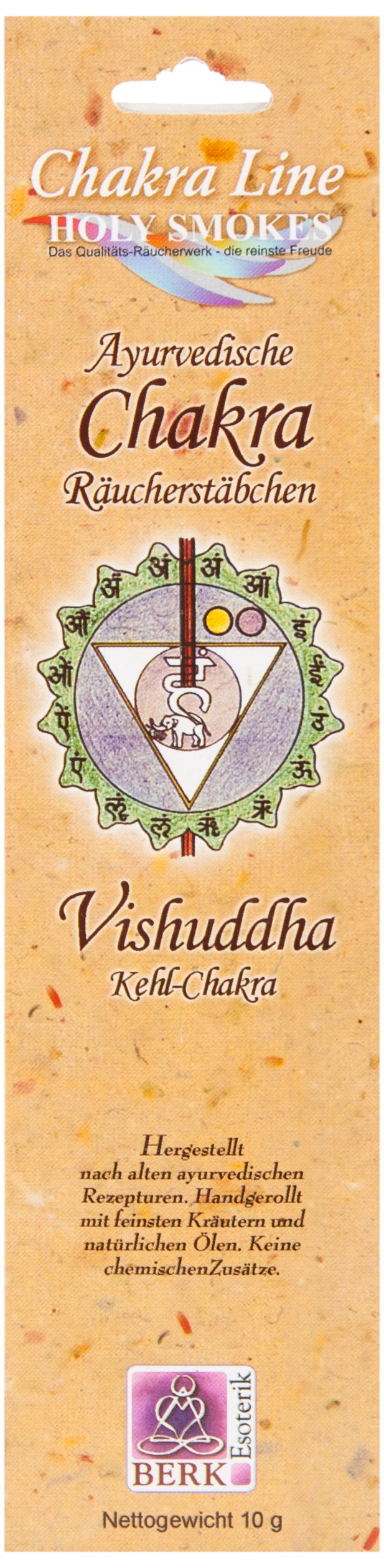 Encens Vishuddha – Chakra de la Gorge – Berk – Bâtonnets 10g